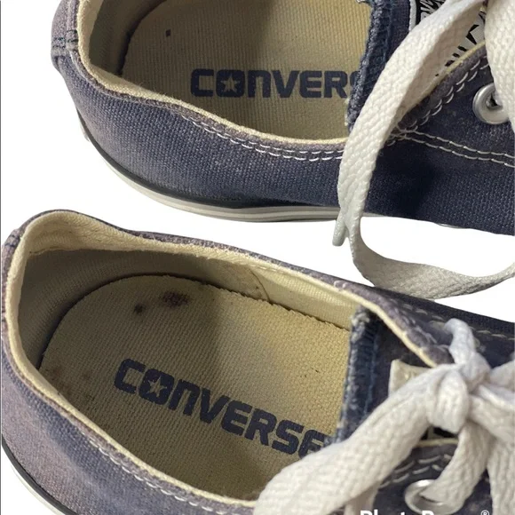 Converse Blue Sneakers Size 9 - Picture 5 of 6